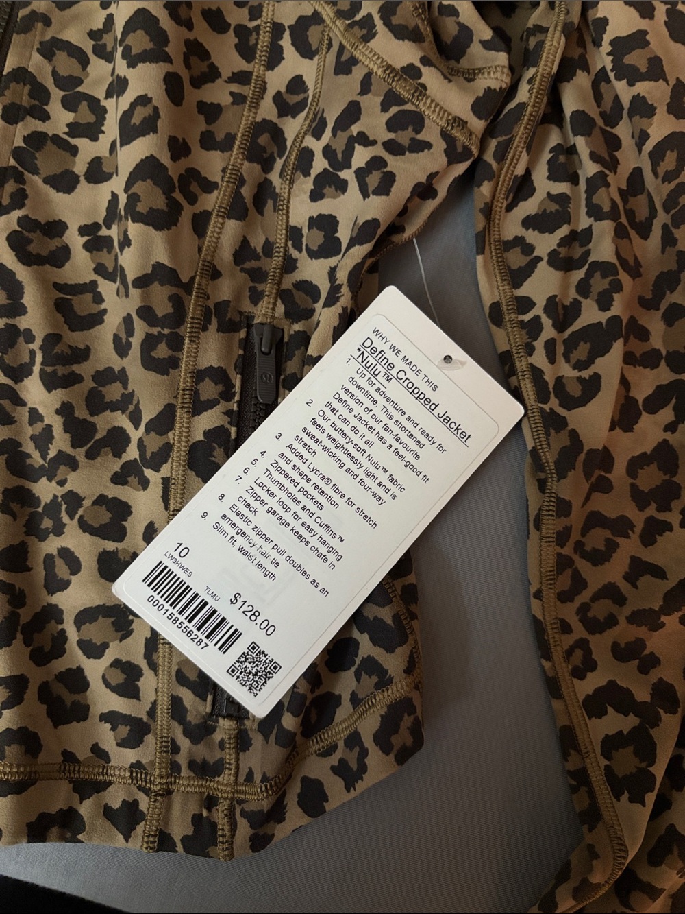 Lululemon define jacket leopard - Picture 2 of 3